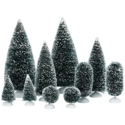 Department 56 Bag-O-Frosted Topiaries, Small Hot