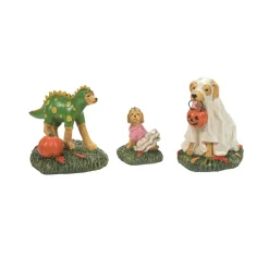 Department 56 Family Hlwn Pups ST/3 Outlet