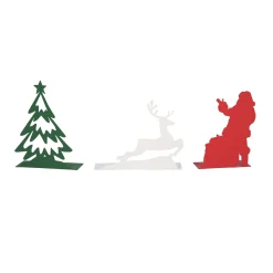 Department 56 Holiday Silhoutte Set/3 Sale