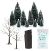 Department 56 Landscape Trees Snow Road Clearance