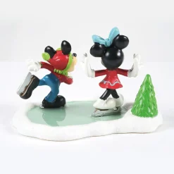 Department 56 Mickey & Minnie Go Skating Outlet