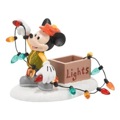 Department 56 Mickey Lights Up Christmas New