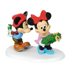 Department 56 Mickey's Mistletoe Surprise Outlet