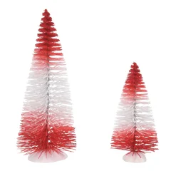 Department 56 Peppermint Stripe Trees set2 Best