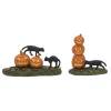 Department 56 Scary Cats Pumpkins ST/2 Clearance