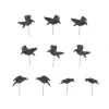 Department 56 Set of 10 Halloween Crows Clearance