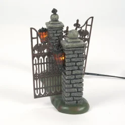 Department 56 Spooky Wrought Iron Gate Outlet